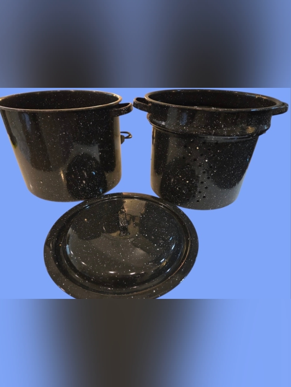 Granite Ware Pasta Cooker 3 Piece Set Multi Use